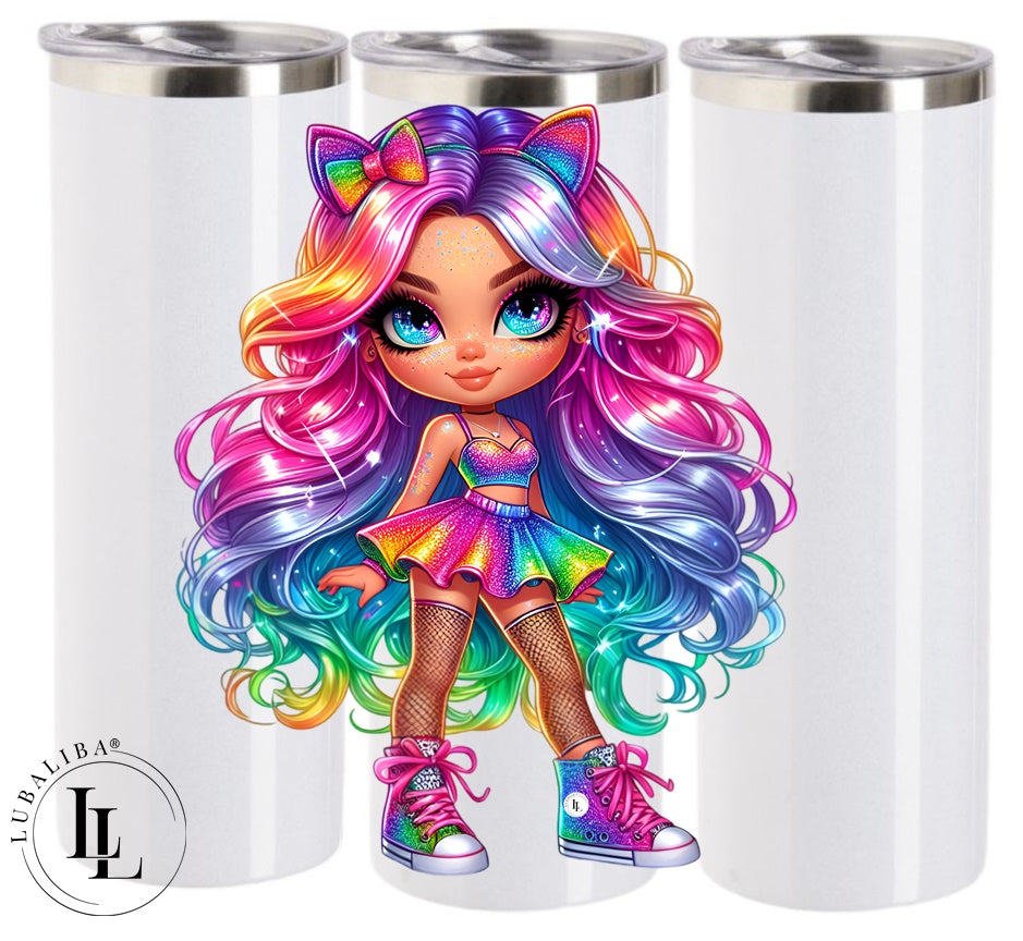 Tumbler " Rainbow Girl " Art.: KDZ